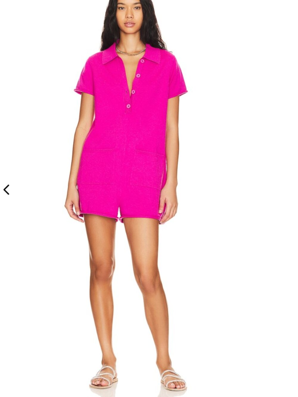 Show Me Your Mumu Gio Romper in Hot Pink Sz L